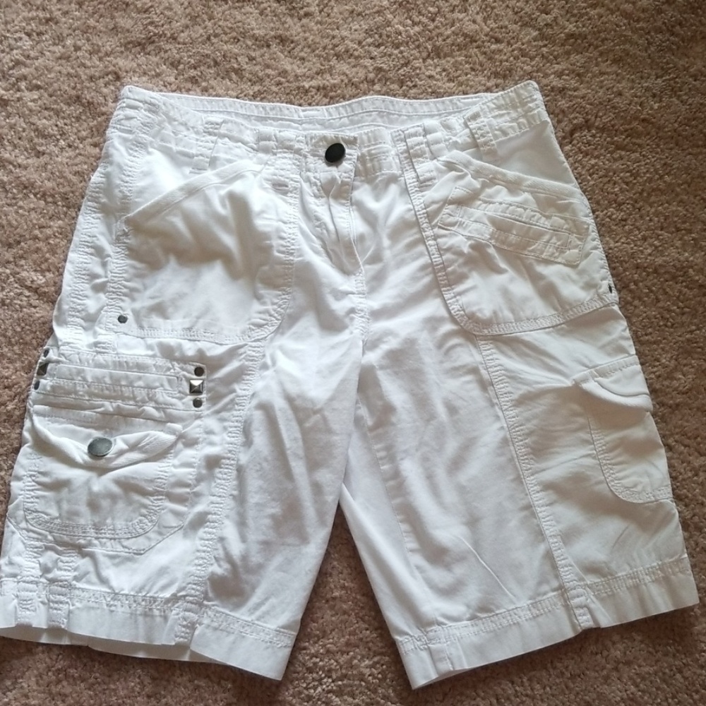 Style and Co, white shorts